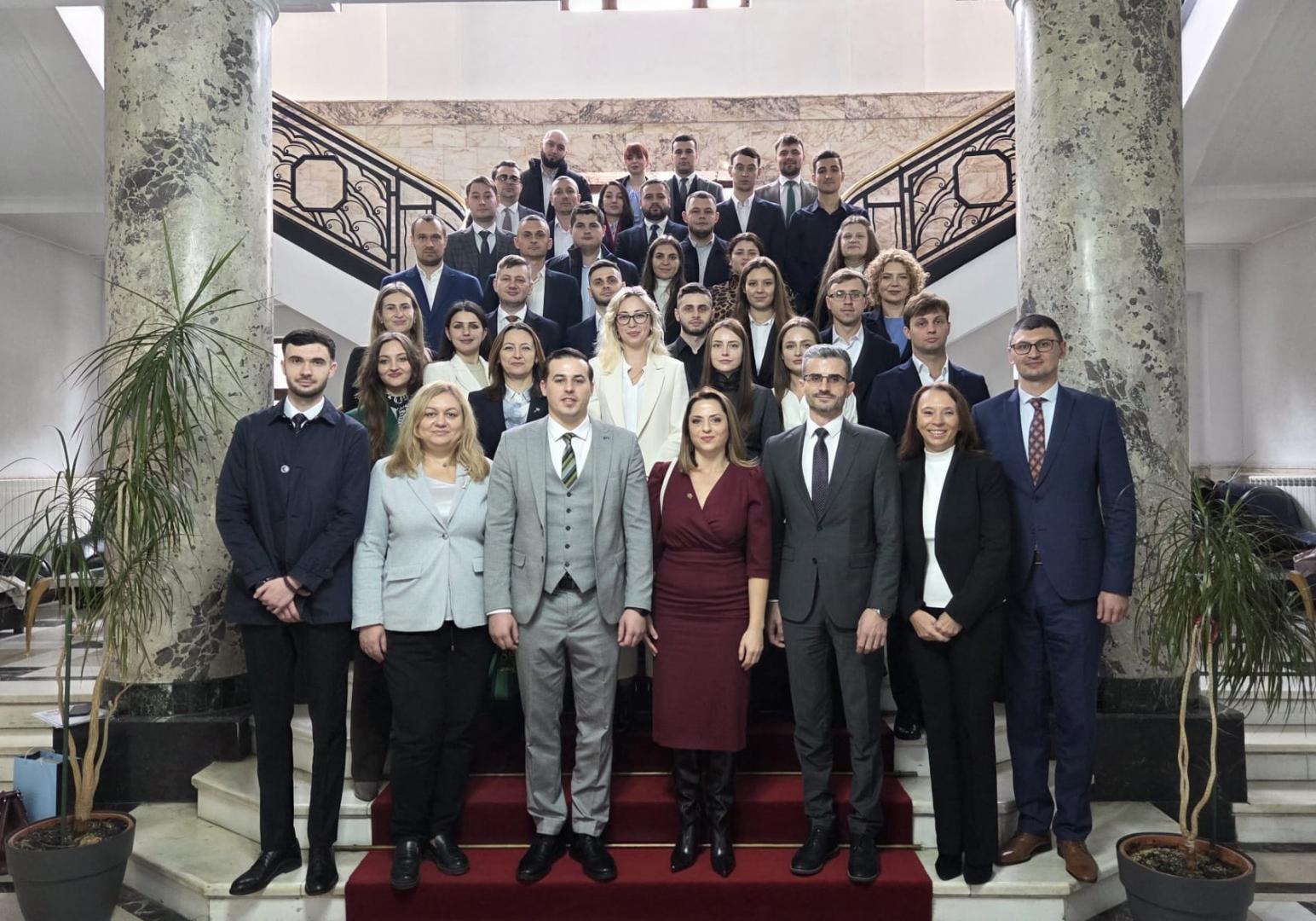 For the first time, all the INJ audience participated in a study visit to the INM, courts and prosecutor's offices in Bucharest
