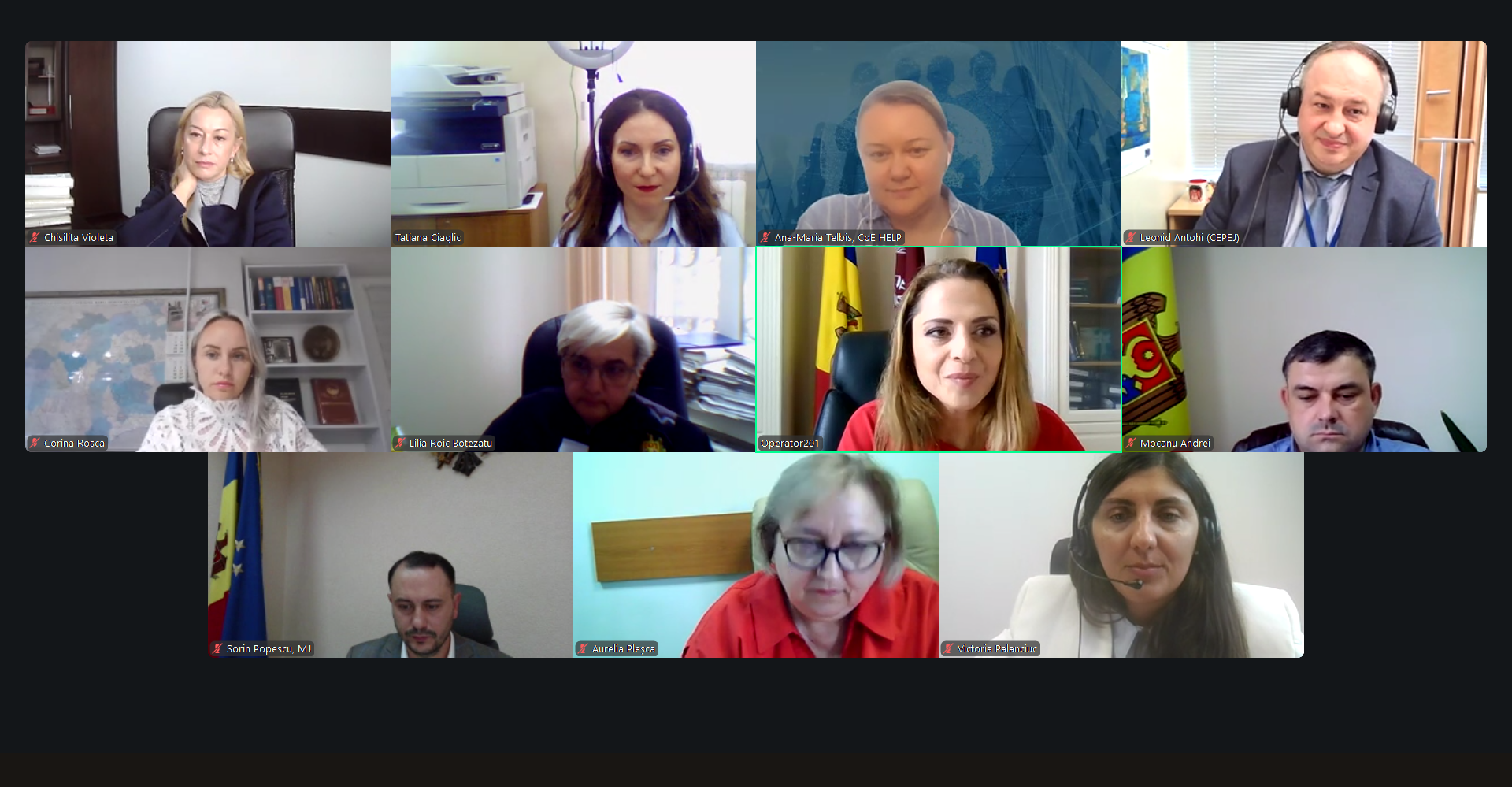 A fost lansat cursul HELP „Calitatea actului de justiție. Activitatea CEPEJ”