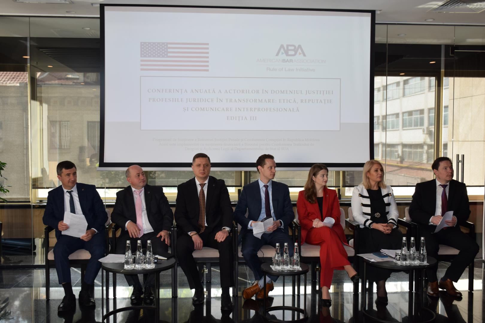 Conferința anuală a actorilor în domeniul justiției, la ediția a III-a