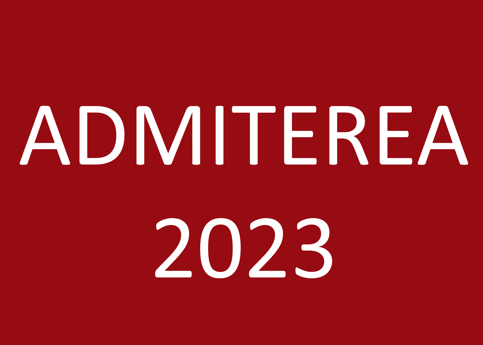 Admission 2023: Distribution of candidates for the oral test