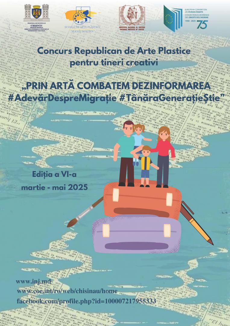 „Prin artă combatem dezinformarea #AdevărDespreMigrație #TânăraGenerațieȘtie”: un nou concurs republican de arte plastice