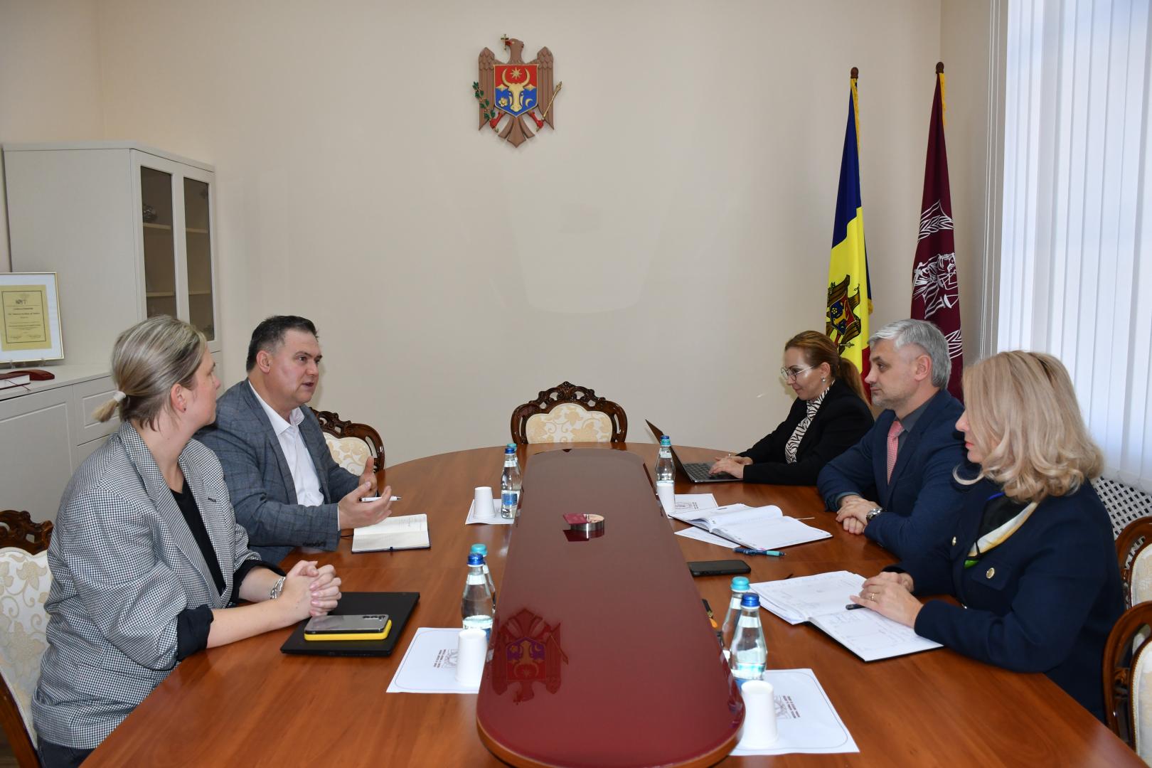 Meeting with representatives of the GIZ Project "Consolidation of the rule of law and anti-corruption mechanisms in the Republic of Moldova"