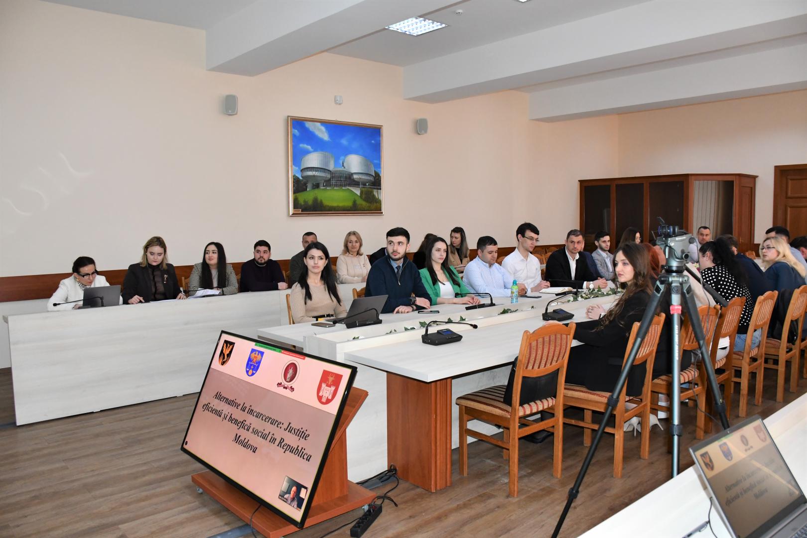 The INJ audience participated in the public lesson "Alternatives to incarceration: Effective and socially beneficial justice in the Republic of Moldova"