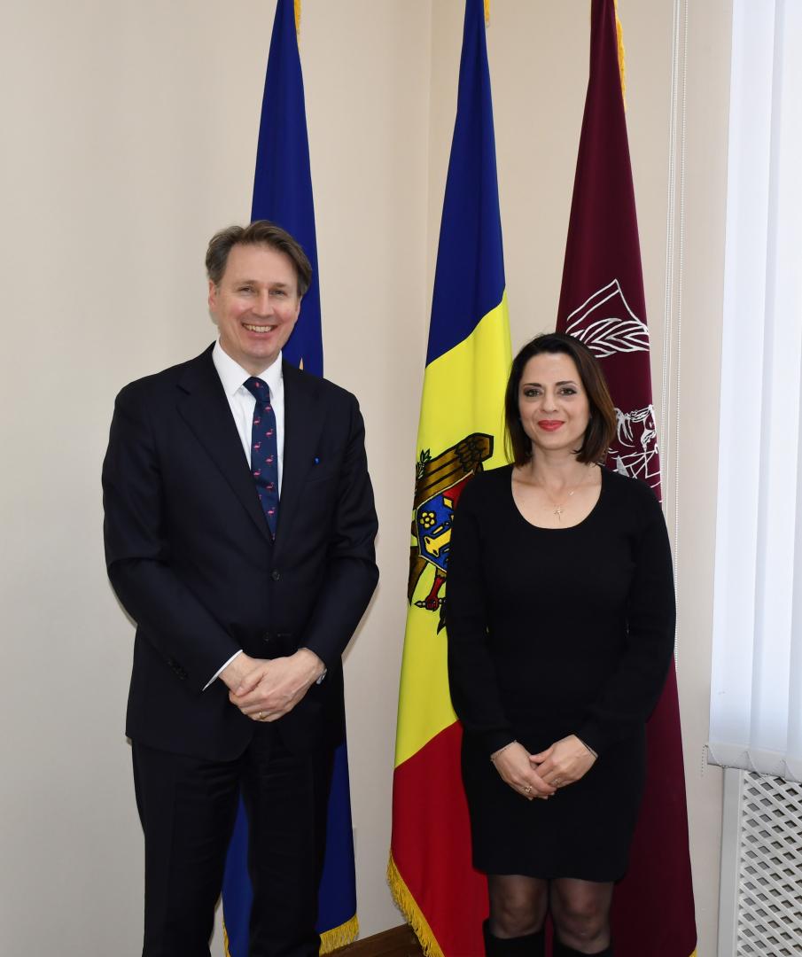 Vizita de curtoazie la Institutul Național al Justiției a E. S. Fred Duijn, Ambasador al Regatului Țărilor de Jos în Republica Moldova