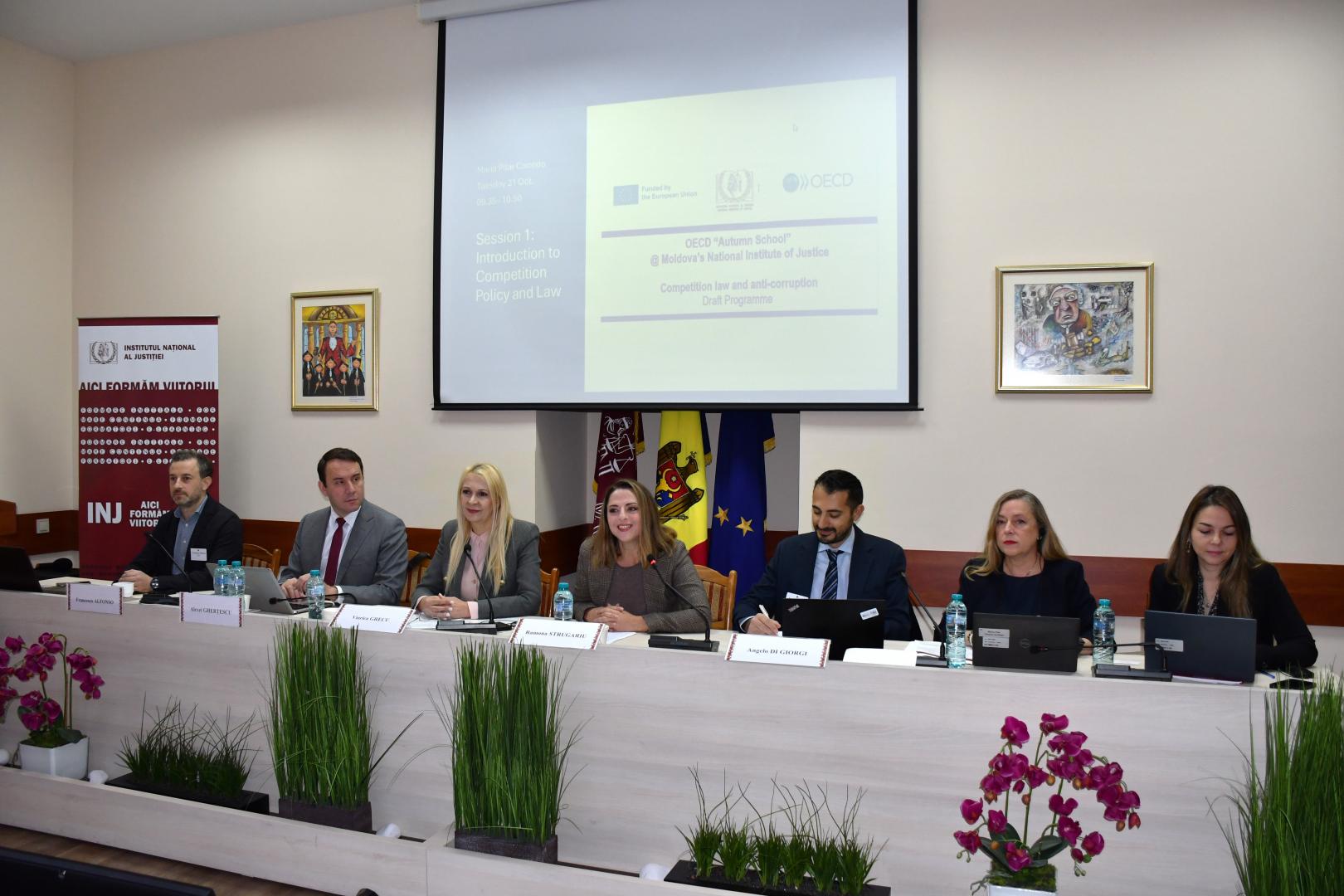 La Institutul Național al Justiției s-a desfășurat școala de toamnă privind dreptul concurenței și combaterea corupției