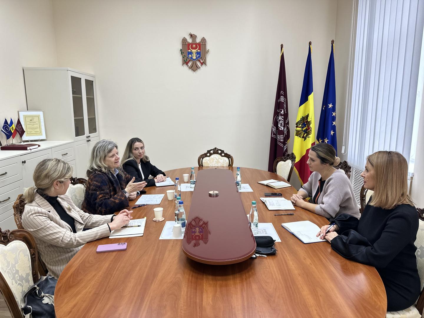 Directoarea INJ a avut o întrevedere cu managera de proiect al CoE, Monica Martinez