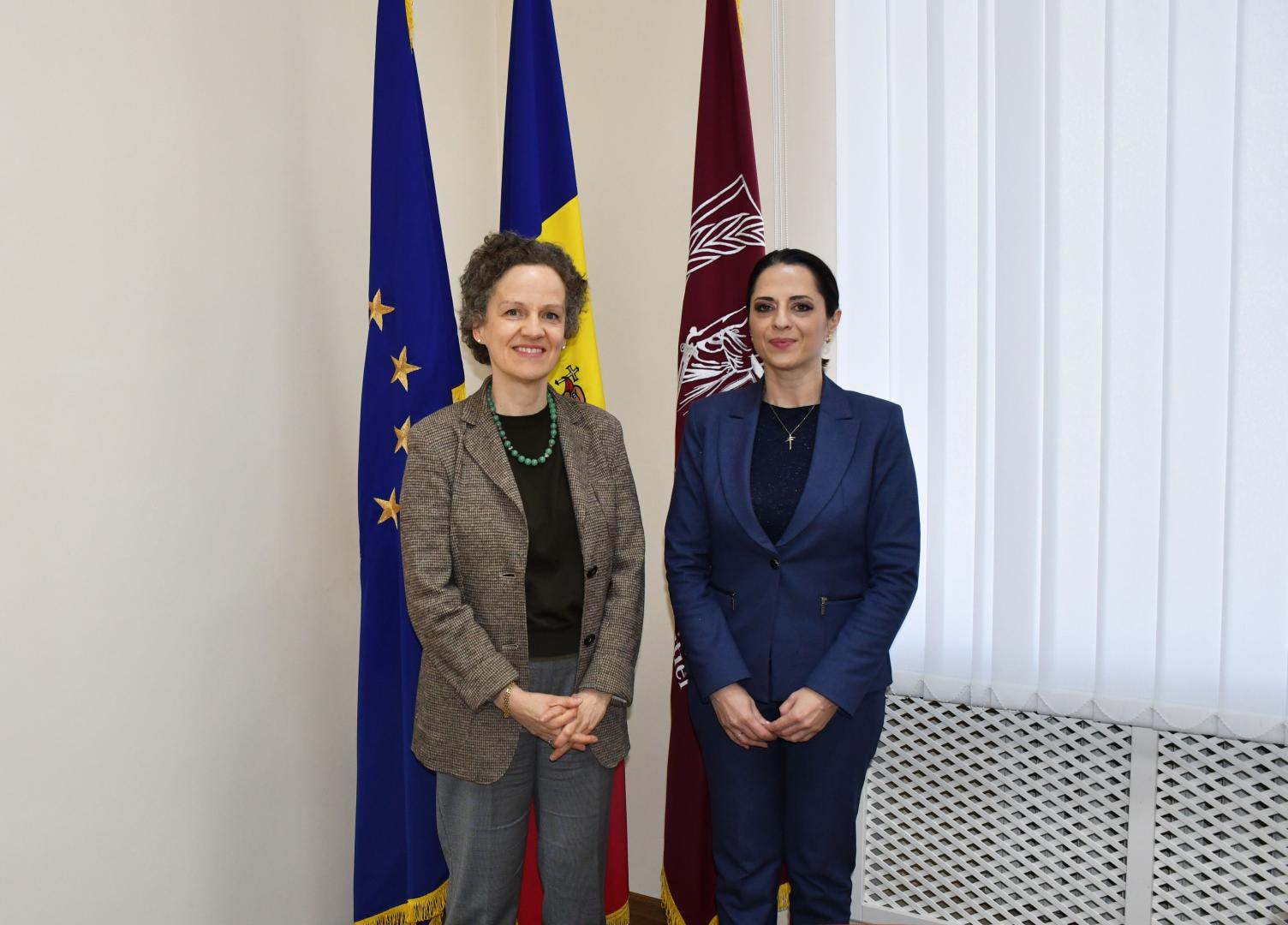 The Ambassador of the French Republic to the Republic of Moldova, H.E. Dominique Waag, visiting the National Institute of Justice