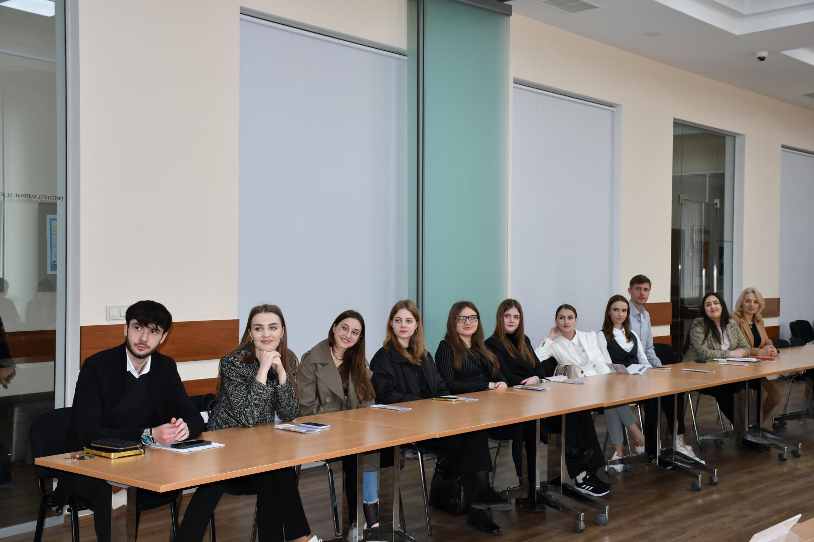 Members of the Association of Law Students in Europe, visiting the National Institute of Justice