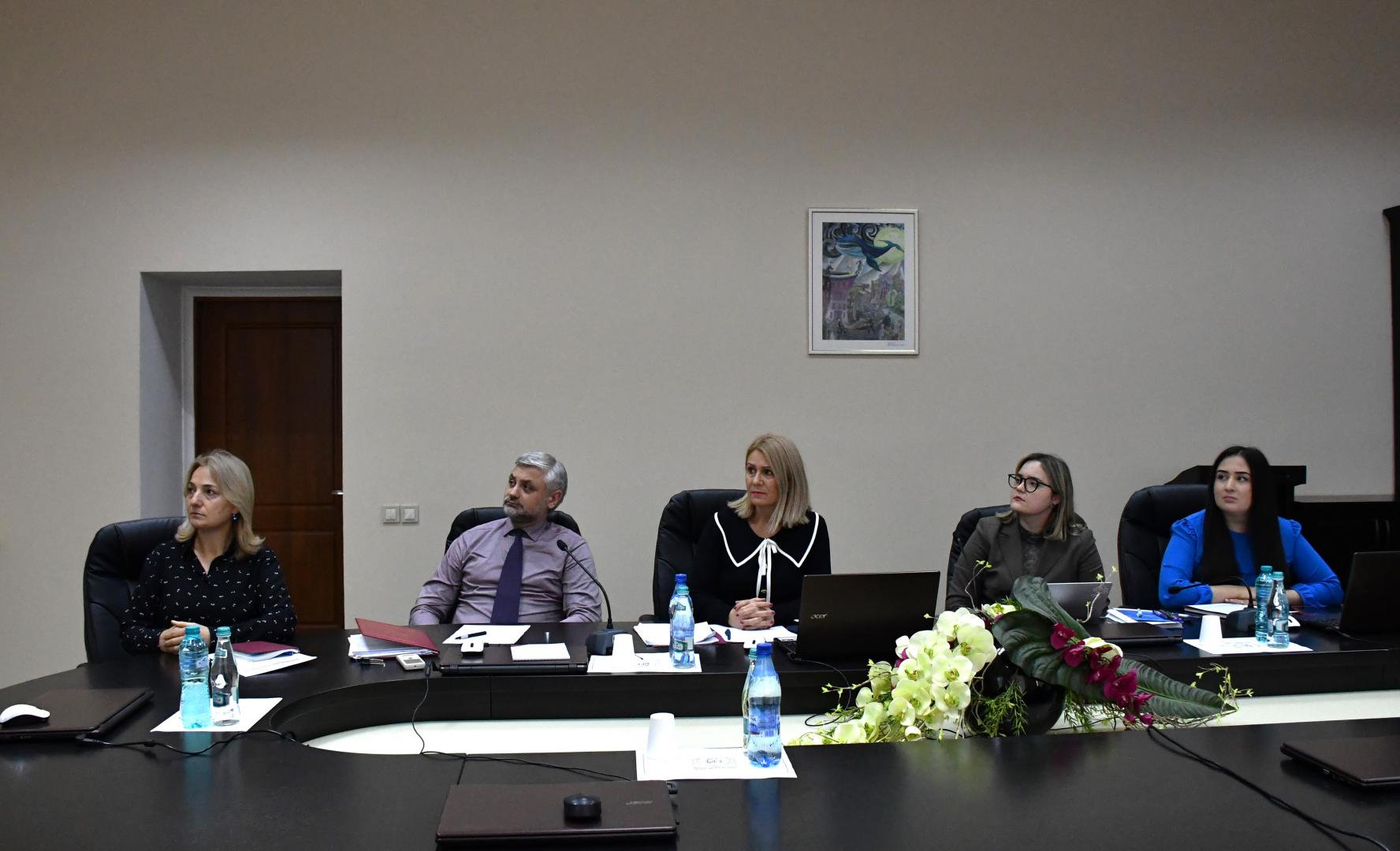 The National Institute of Justice, in dialogue with international experts regarding recommendations to improve training processes