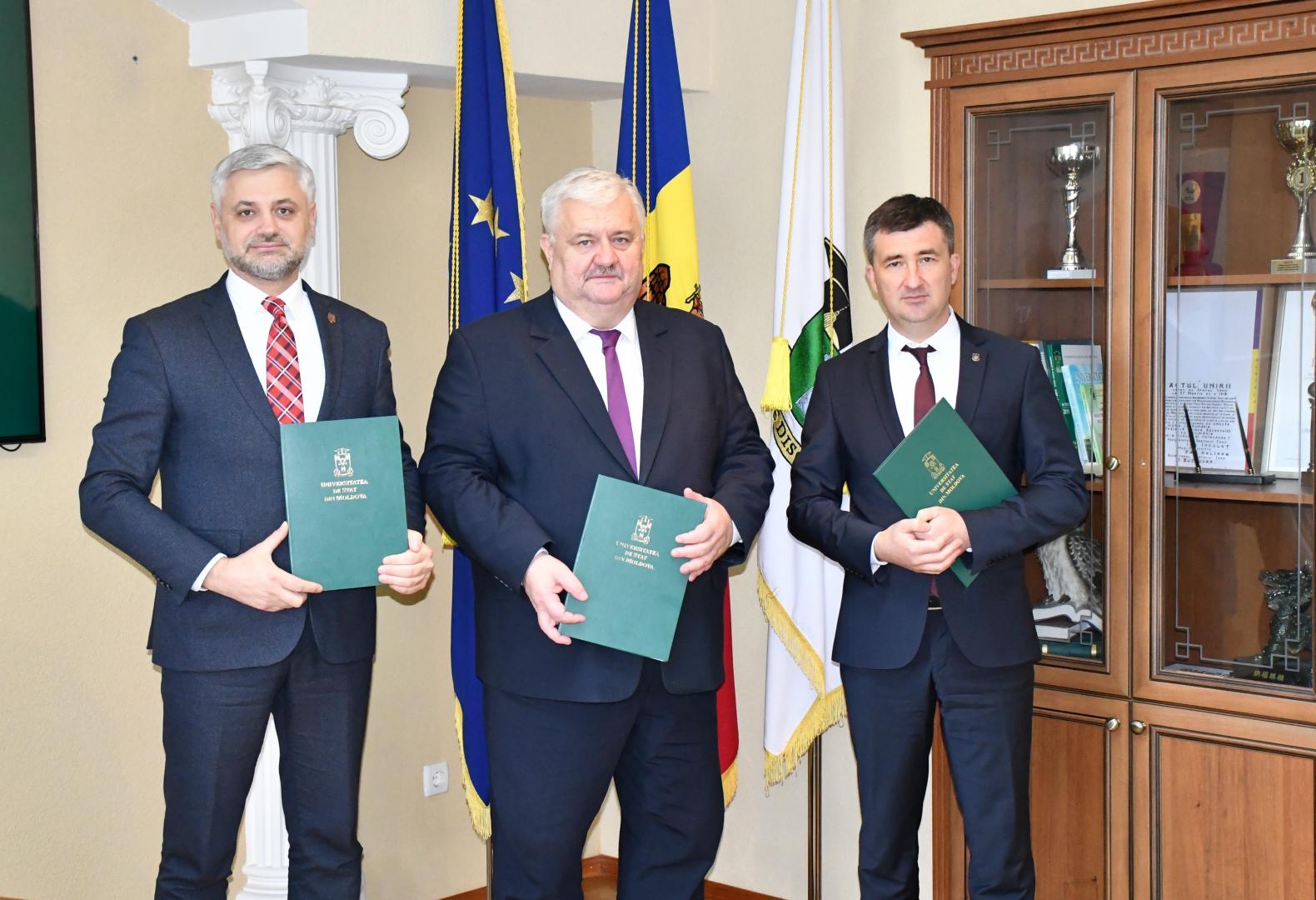 A fost semnat Acordul de colaborare trilateral dintre Institutul Național al Justiției, Universitatea de Stat din Moldova și Procuratura Generală