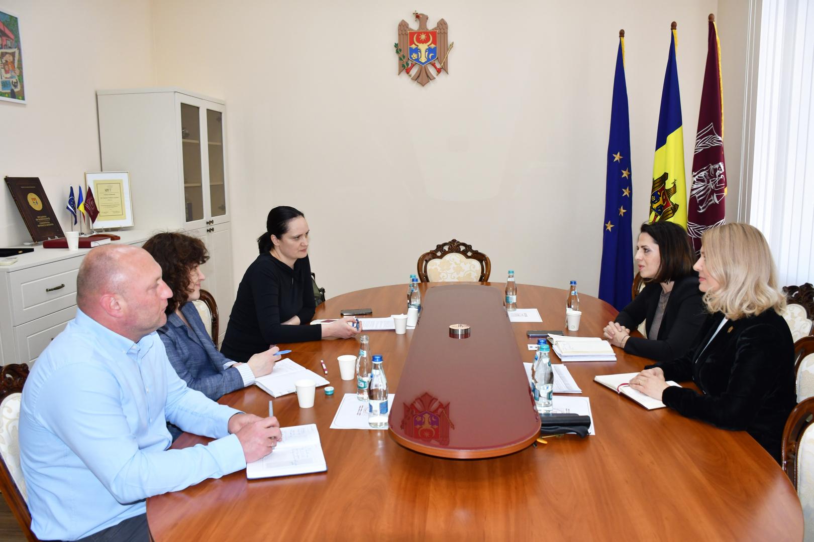 Discussions on strengthening the capacities of the National Institute of Justice within the EU-CoE project "Support for the reform of justice in the Republic of Moldova"