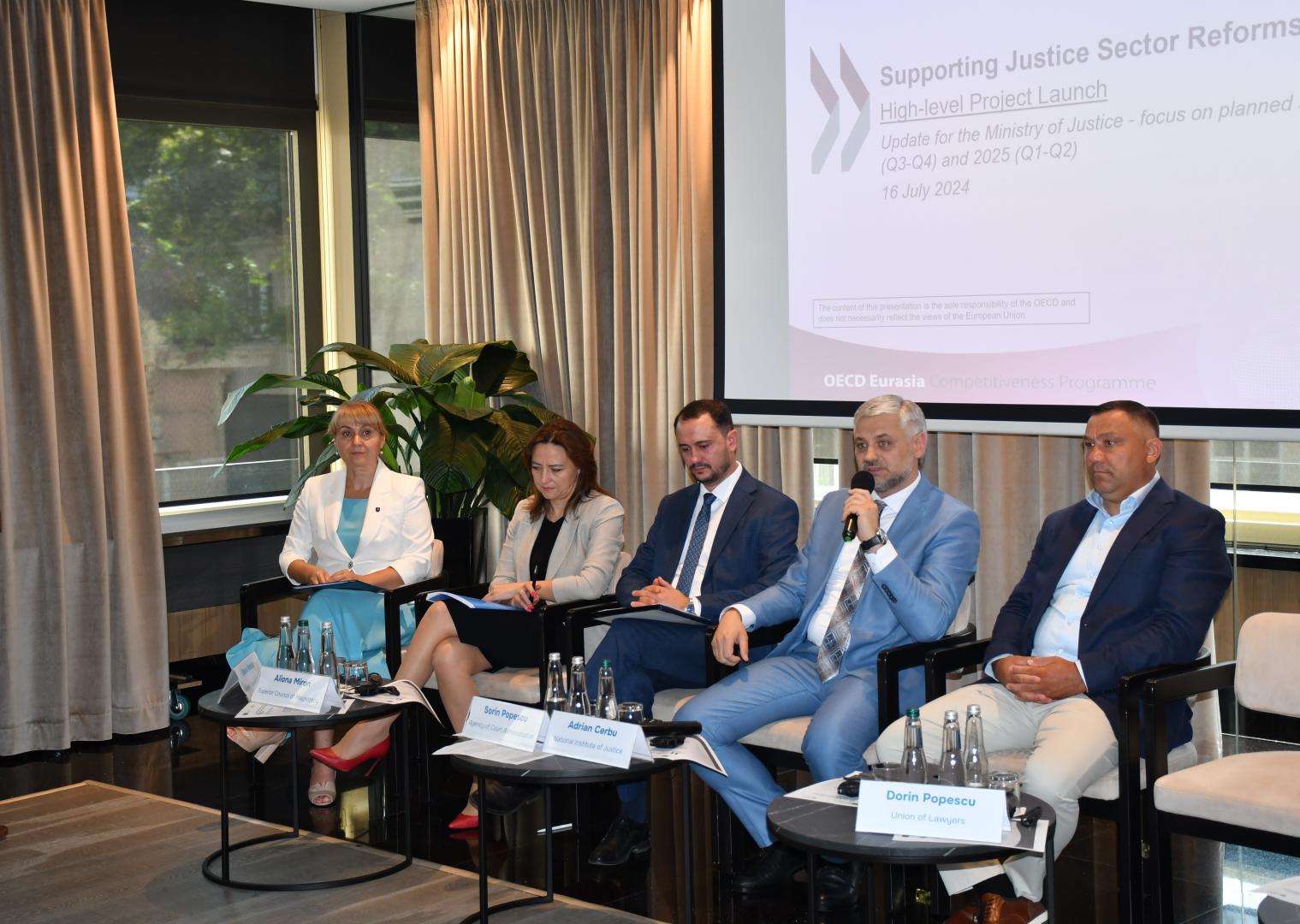 The OECD project to support the reform of the justice sector in the Republic of Moldova was launched