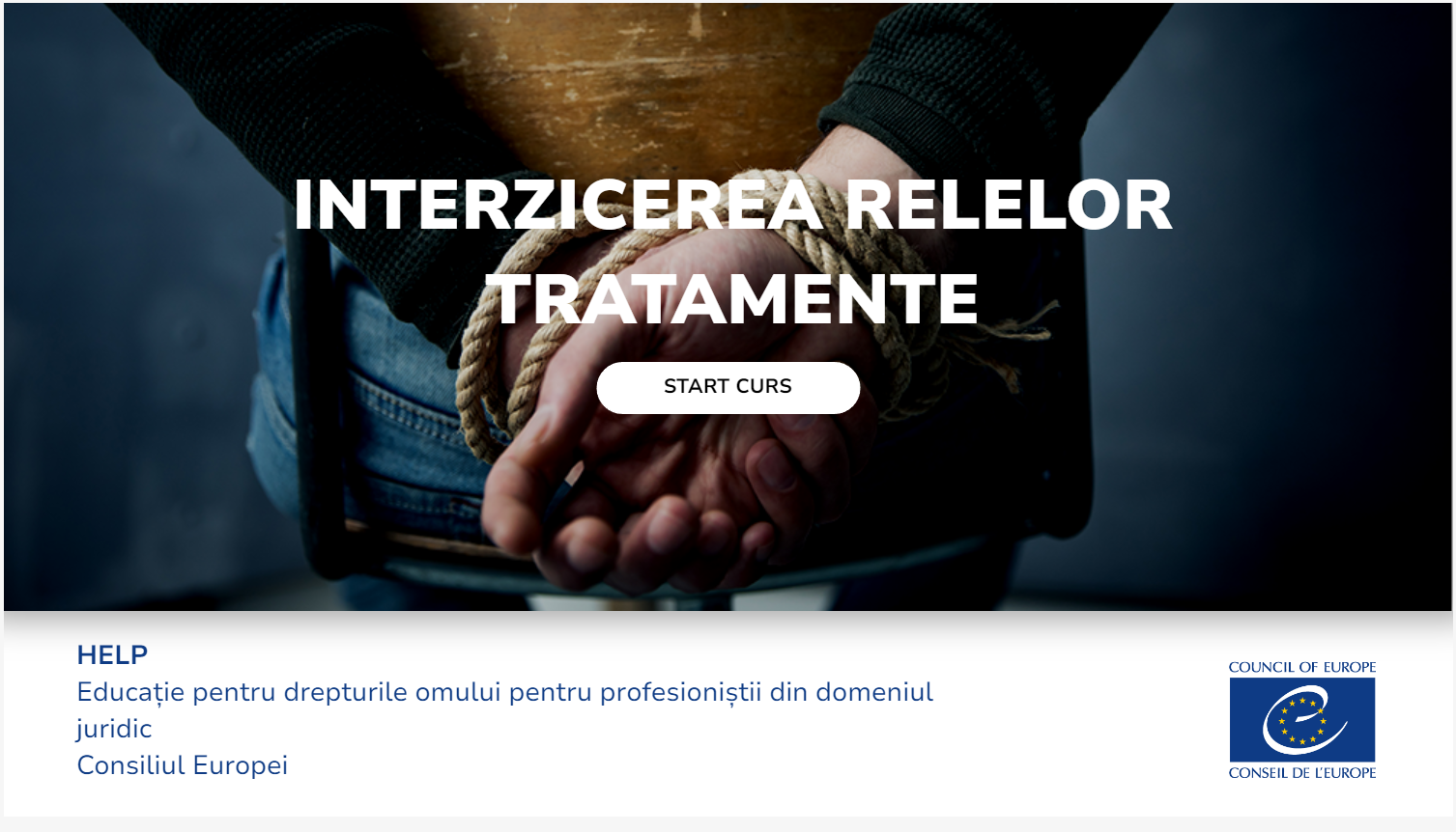 Two HELP e-courses on preventing and combating torture and ill-treatment have been activated