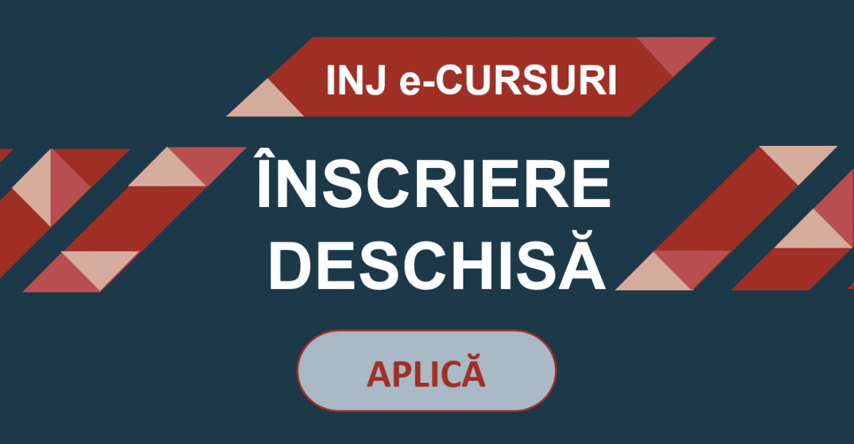 Înregistrare deschisă la două e-cursuri noi prestate pe platforma ILIAS a INJ!