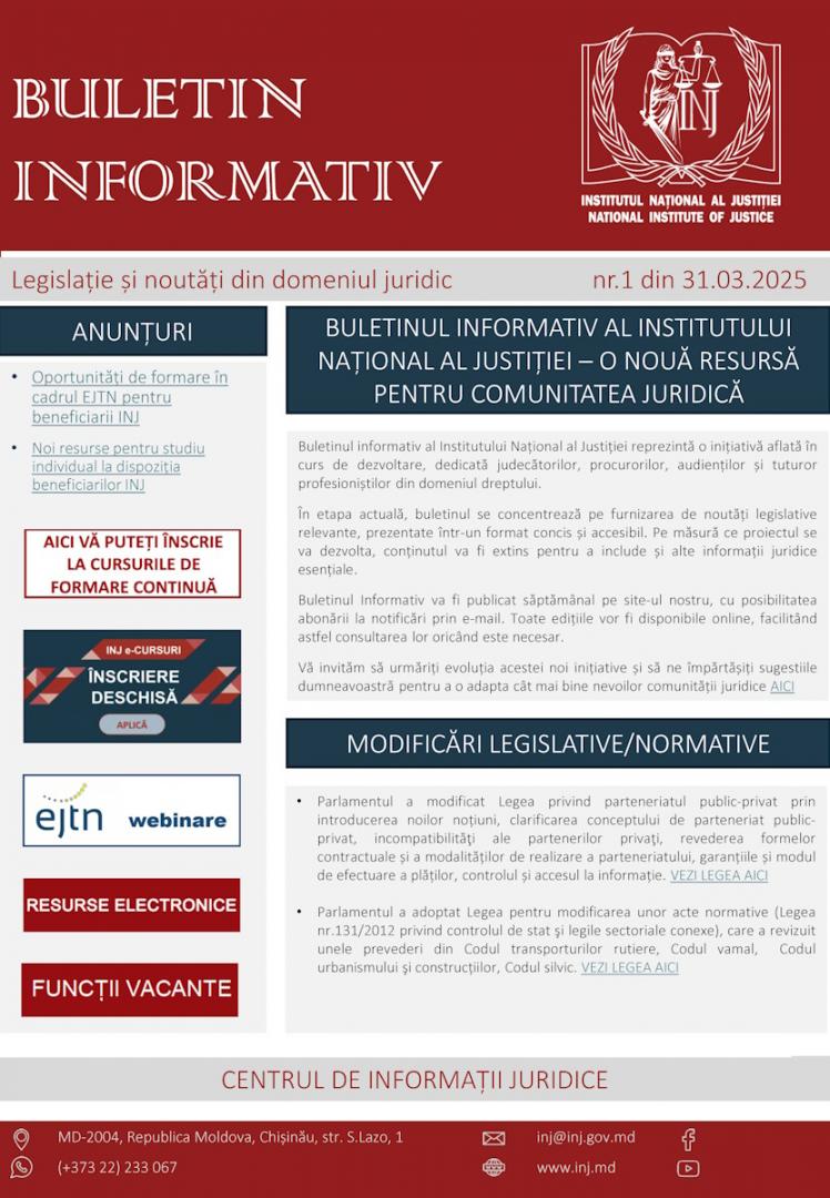 The National Institute of Justice launches a new Newsletter dedicated to the legal community