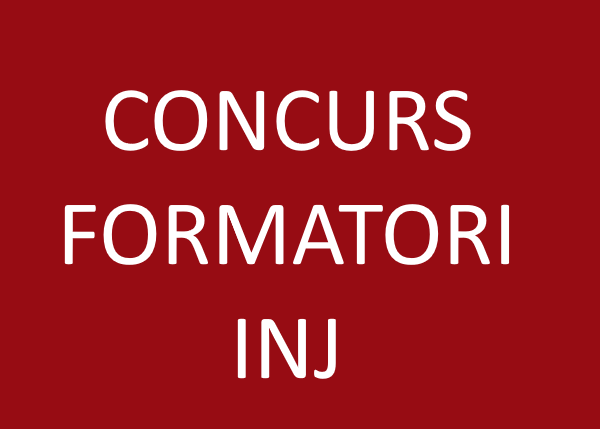 Concurs pentru completarea Rețelei de formatori a INJ