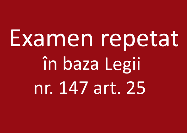 The repeated examination for candidates for the position of judge