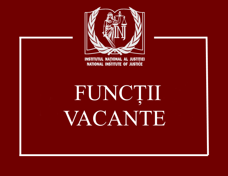 Funcție vacantă: Specialist principal, Secția instruire continuă